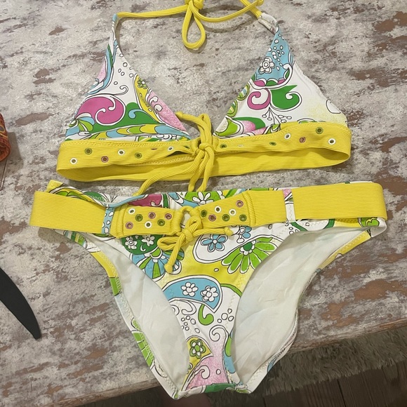 Becca Swim Bikini Paisley Retro - Picture 1 of 5